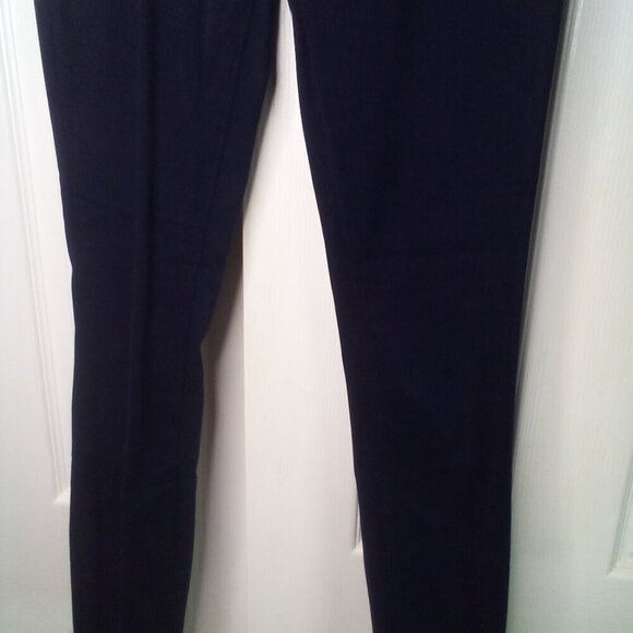Loft Pants Women 25 0 Skinny Ankle Button Detail Blue - Picture 6 of 14